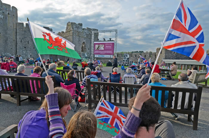 Jubilee celebrations in Pembroke Castle