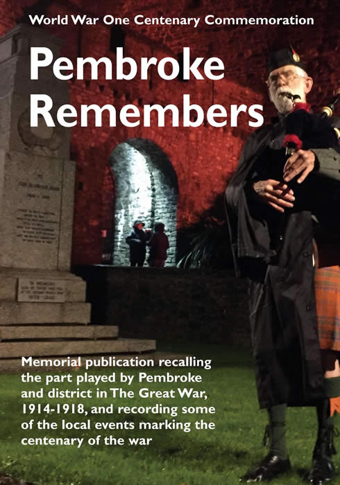 Pembroke Remembers published by Pembroke and Monkton Local History Society