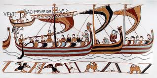 The Normans invade by sea