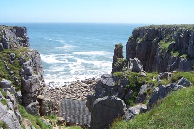 St Govan's Chapel photo L Asman