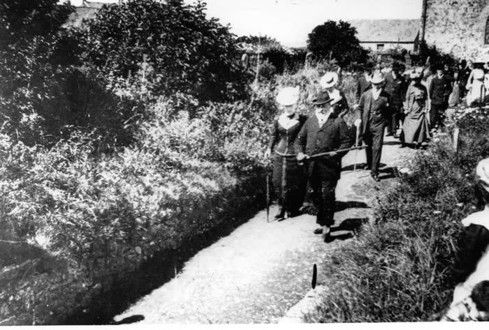 Visit of Edward VII and Queen Alexandria to Monkton Priory Church 1902