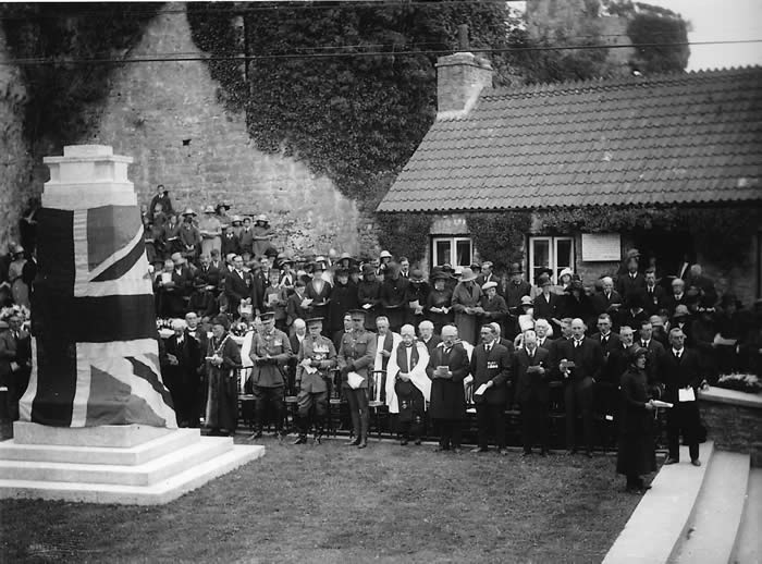 Unveiling of Pembroke Cenotaph Martin French