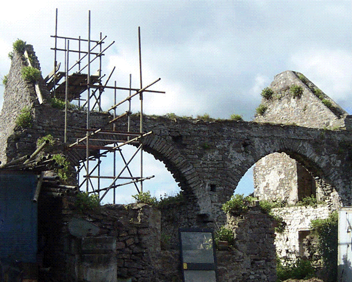 Remains of the old Monkton Priory