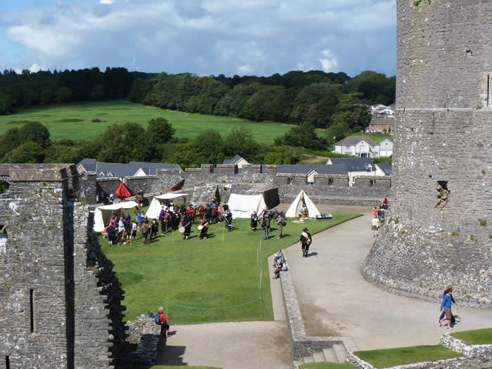 Sealed Knot in Pembroke Castle