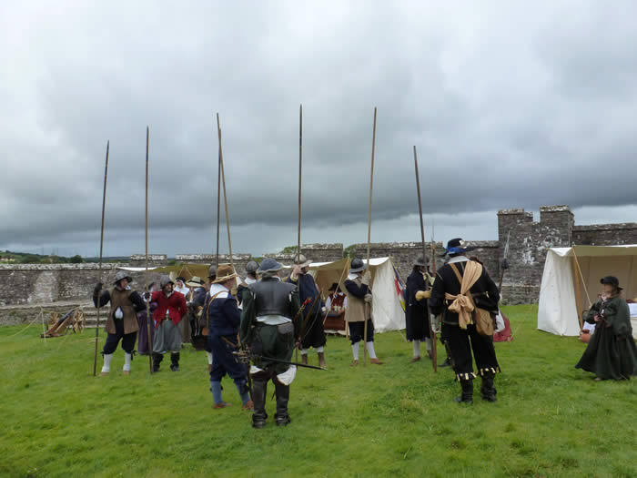 The Sealed Knot in Pembroke Castle