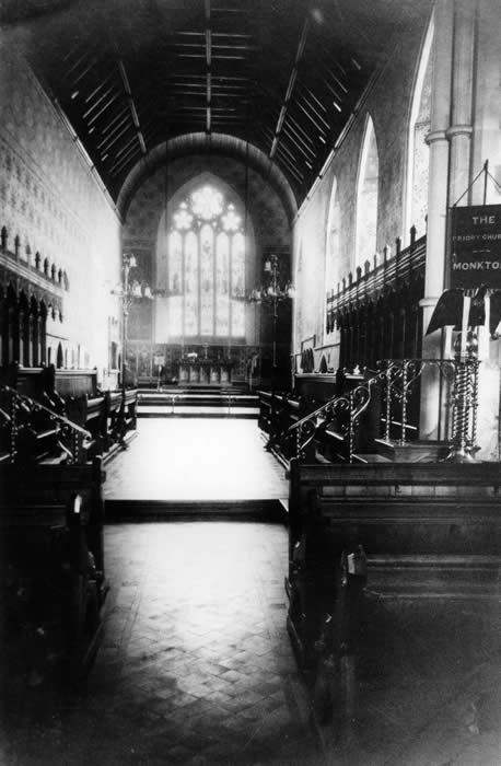 View of the great East window commissioned to commemorate the royal visit 1904