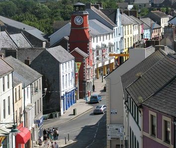 Pembroke Main Street from the Castle